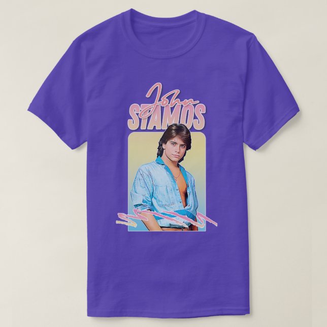 John Stamos 80s Aesthetic T Shirt (Design framsida)