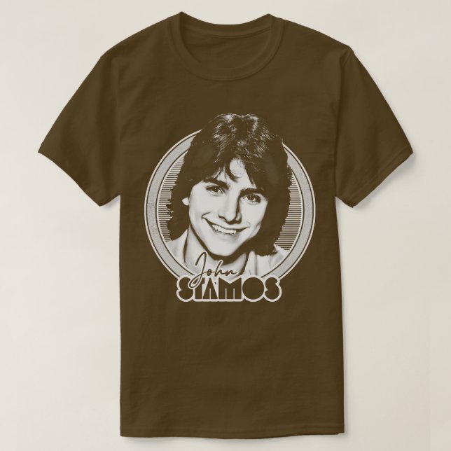 John Stamos Retro Fläkt Art 1 T Shirt (Design framsida)