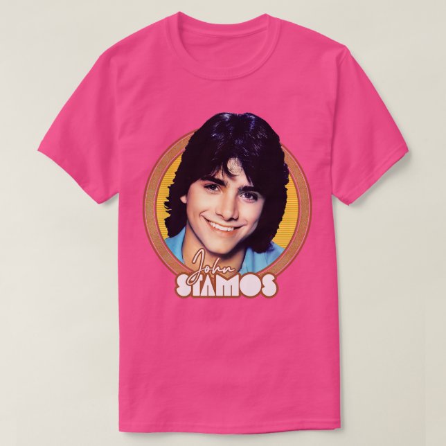 John Stamos Retro Fläkt Art T Shirt (Design framsida)