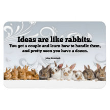John Steinbeck Inspirational Quote "Ideas" Flexi