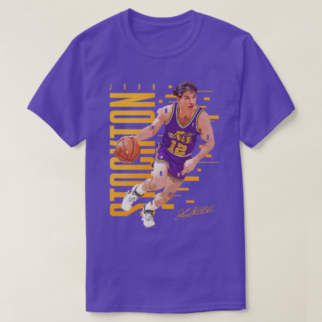 John Stockton T Shirt (Design framsida)