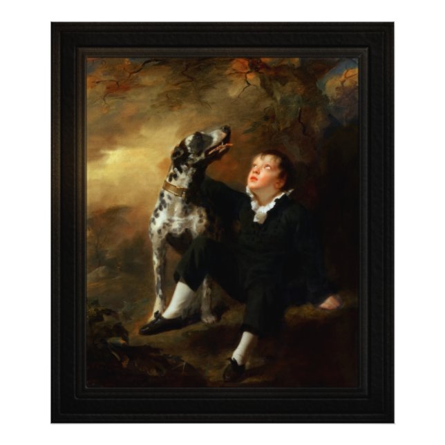 John Stuart Hepburn Forbes av Henry Raeburn Fototryck (Framsidan)