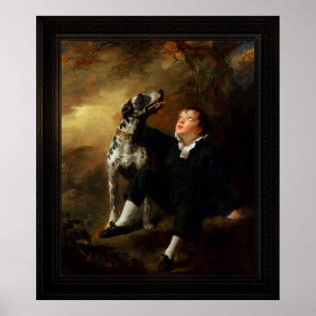 John Stuart Hepburn Forbes av Henry Raeburn Poster (Framsidan)
