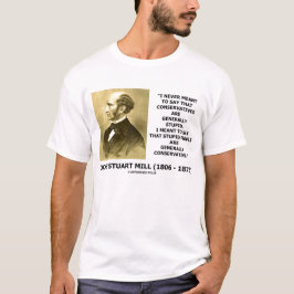 John Stuart mal dumt folk konservativt T-shirt