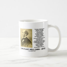 John Stuart mal frihet som långt förföljer den Kaffemugg