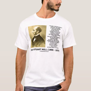 John Stuart mal frihet som långt förföljer den Tee Shirt