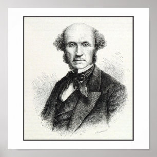 John Stuart mal porträtt Poster