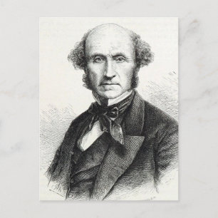 John Stuart mal porträtt Vykort