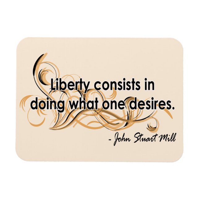 John Stuart Mill Magnet (Horisontell)