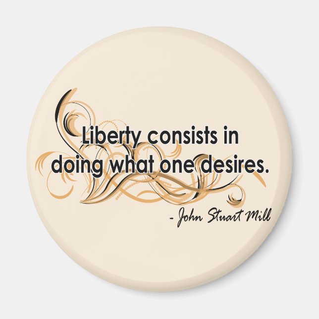 John Stuart Mill Magnet (Framsidan)