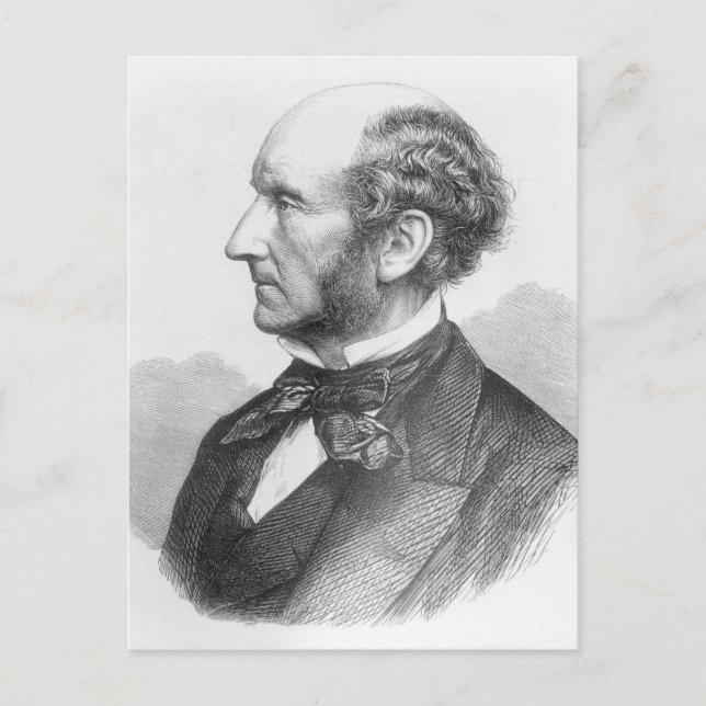 John Stuart Mill Vykort (Framsida)