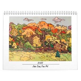 John Suess Fine Art: 2022 års väggkalender Kalender