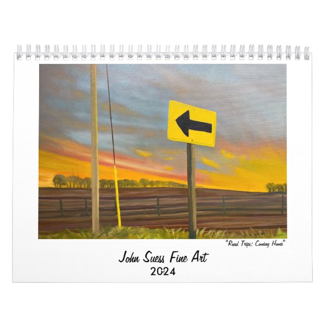 John Suess Fine Art 2024 Calendar Kalender (Omslag)