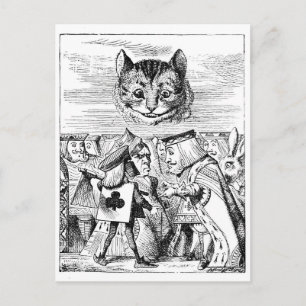 John Tenniel Cheshire Cat från Alice i Wonderland Vykort