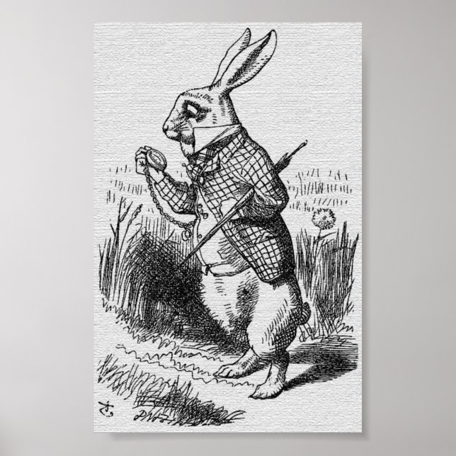 John Tenniel Illustration Alice i Wonderland Poster (Framsidan)