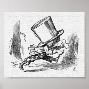 John Tenniel, Mad Hatter Alice i underlandet Poster