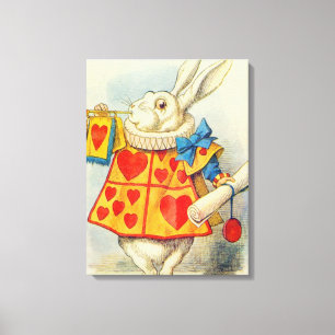 John Tenniel Vitkanin Canvastryck