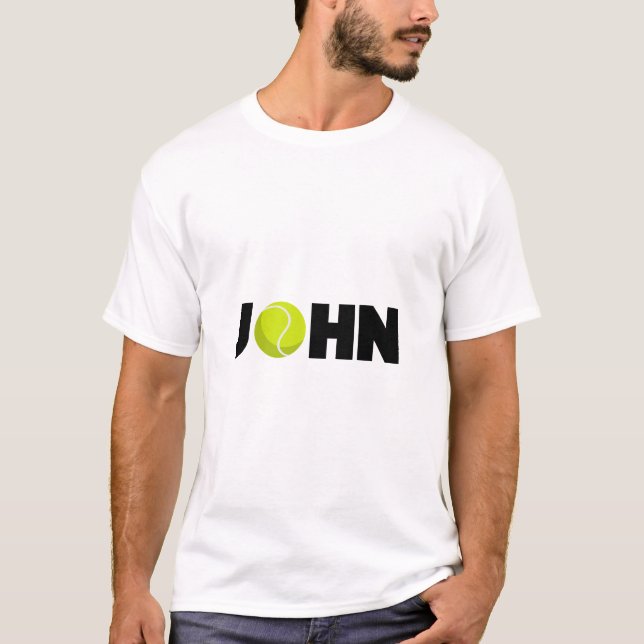 John Tennis T Shirt (Framsida)