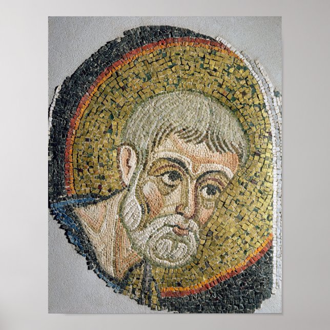 John the Baptist: Fragment of a mosaic Poster (Framsidan)