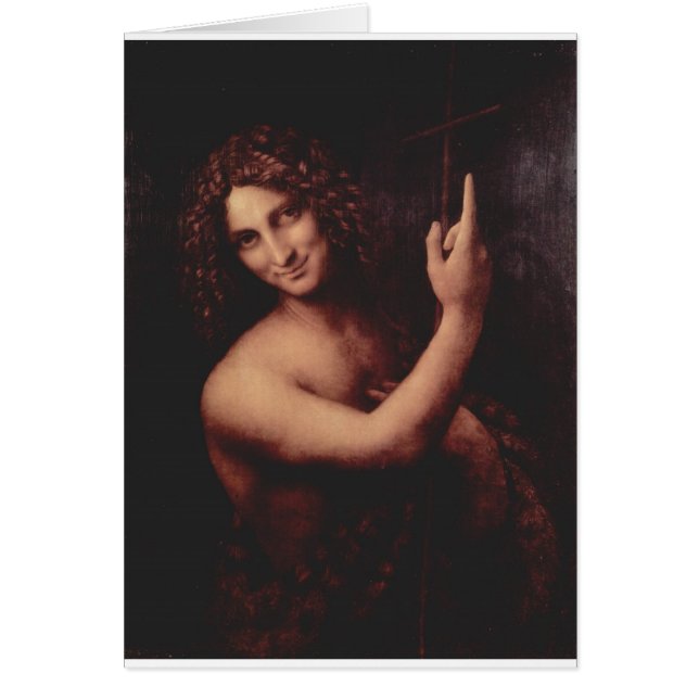 John The Baptist Hälsningskort (Framsidan)