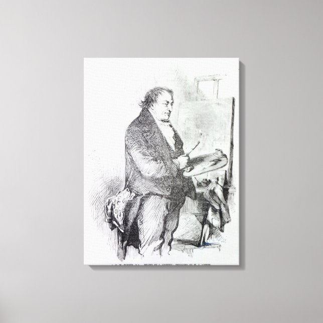 John Thomas Smith | Joseph Mallord William Turner Canvastryck (Framsida)