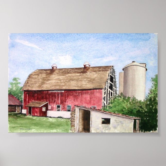 John Trescher Barn- poster (Framsidan)