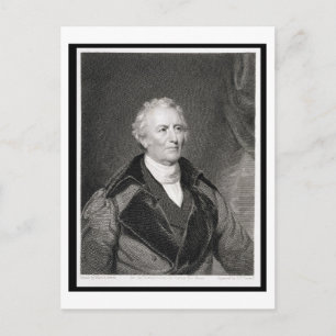 John Trumbull (1756-1843) graverad av Asher Brown Vykort