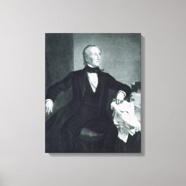 John Tyler, 10:e presidenten i Stater Canvastryck (Framsida)