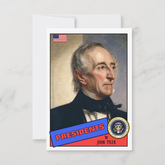 John Tyler Basebollkort (Framsida)