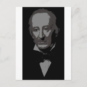 John Tyler silhouette Vykort