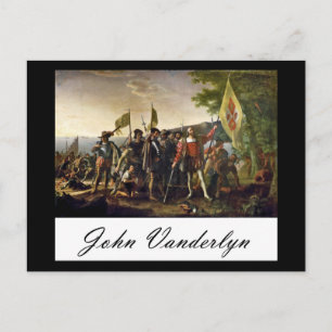 John Vanderlyn Landing of Columbus Vykort