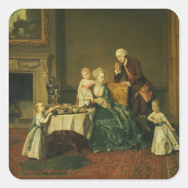 John Verney Fyrkantigt Klistermärke (Framsida)