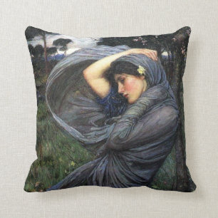 John W. Waterhouse Pre-Raphaelite Boreas Pillow Kudde