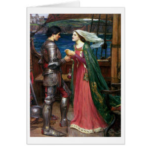 John W Waterhouse - Tristan och Isolde (1916) OBS Kort