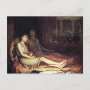 John Waterhouse - Sov och hans halvbroderdöd Vykort