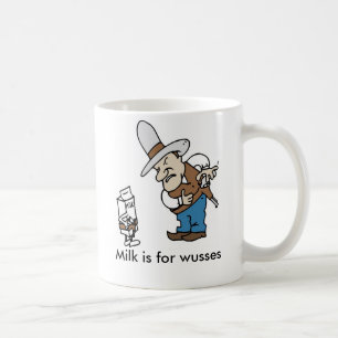 John Wayne mjölk är för wussesmugg Kaffemugg