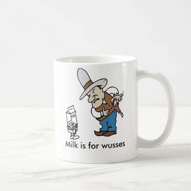John Wayne mjölk är för wussesmugg Kaffemugg (Höger)
