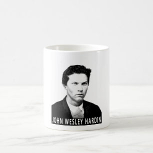 JOHN WESLEY HARDIN OUTLAW DRINKING UTENSIL KAFFEMUGG