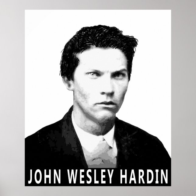 JOHN WESLEY HARDIN OUTLAW of GAMMALA VÄSTERN Poster (Framsidan)