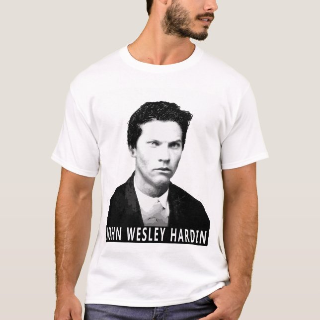 JOHN WESLEY HARDIN OUTLAW T-SHIRT (Framsida)