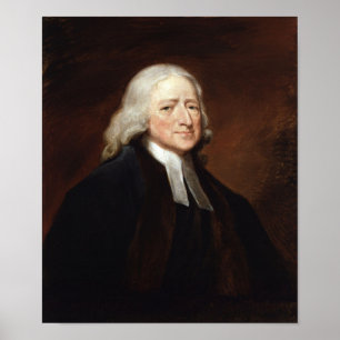John Wesley Porträtt - George Romney Poster