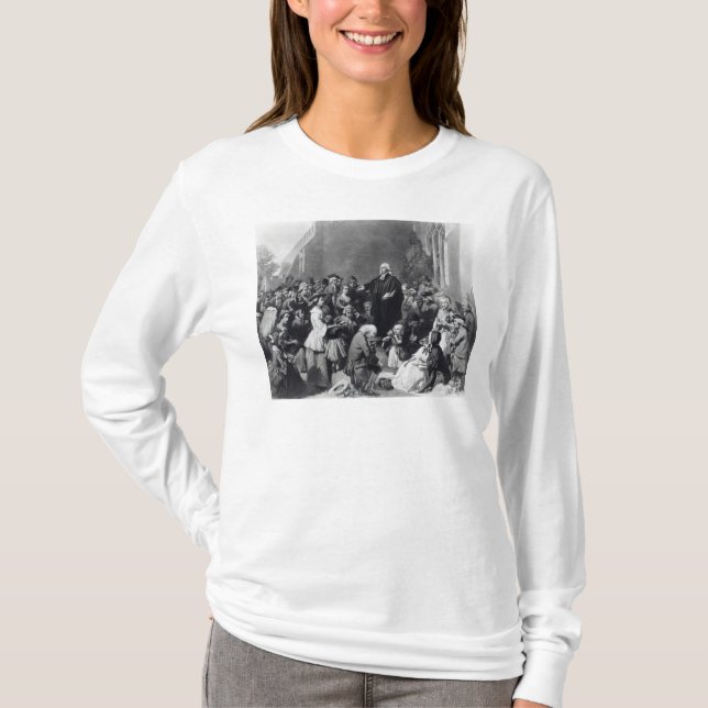 John Wesley predika Tee Shirt (Framsida)