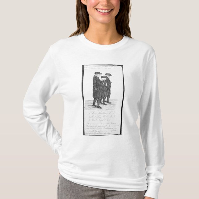 John Wesley som går i Edinburgh mellan James T Shirt (Framsida)