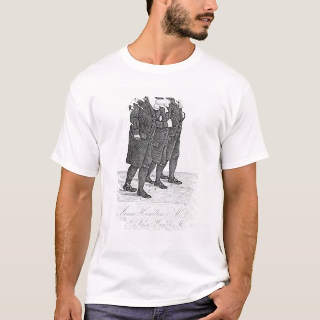 John Wesley som går i Edinburgh mellan James T-shirt (Framsida)