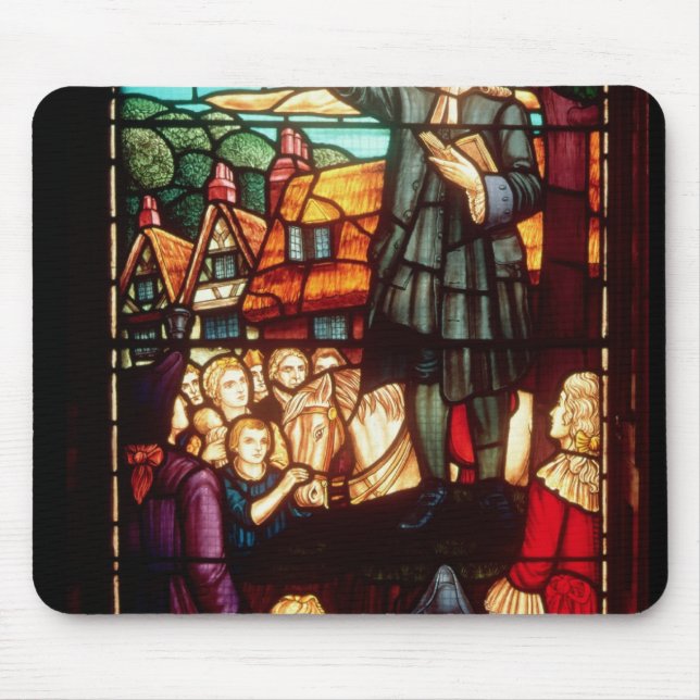 John Wesley som predikar gospelen i England Musmatta (Framsidan)