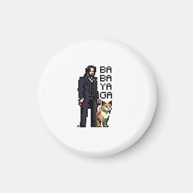 John Wick - Baba Yaga Magnet (Framsidan)