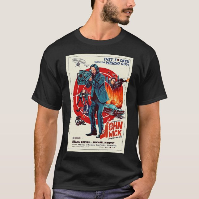 John Wick Poster T Shirt (Framsida)