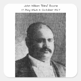 John William "Blind" Boone Fyrkantigt Klistermärke
