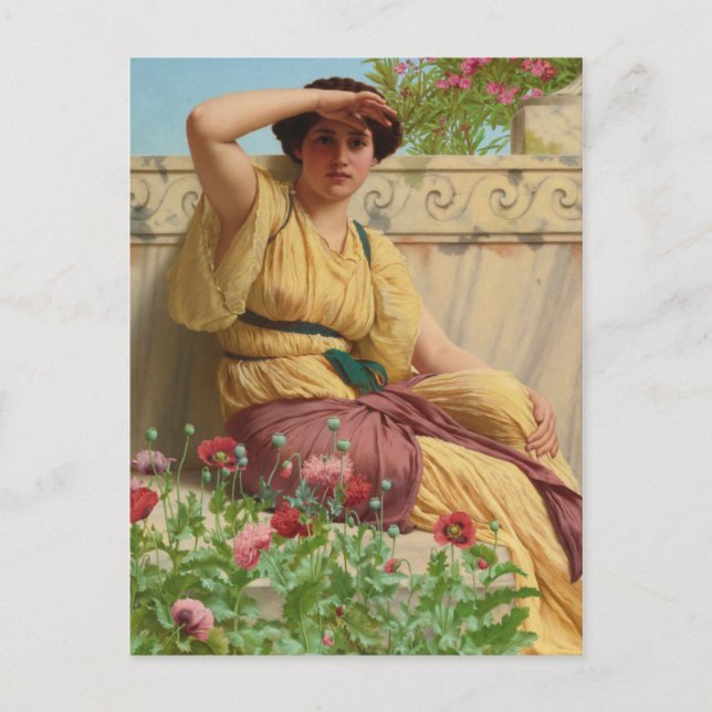 John William Godward A tryst CC0624 Postcard Vykort (Framsida)
