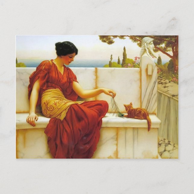 John William Godward- Favorite Vykort (Framsida)